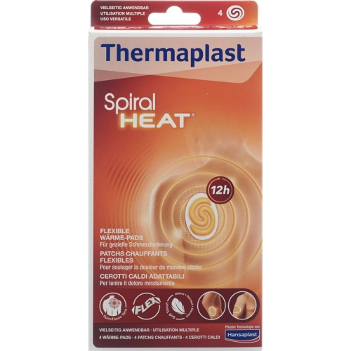 Hansaplast Spiral Heat Wärme-pads Flexibel 4 Stück buy online