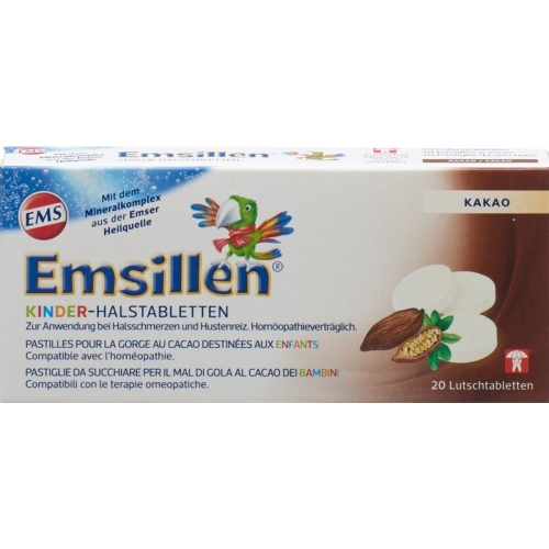 Emsillen Kinder-Halstabletten mit Kakao 20 Stück buy online