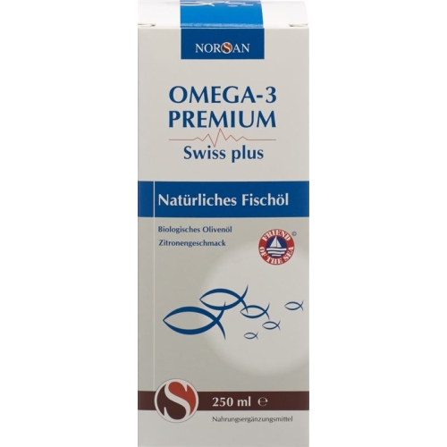 Norsan Omega-3 Premium Swiss Plus Öl Flasche 250ml buy online