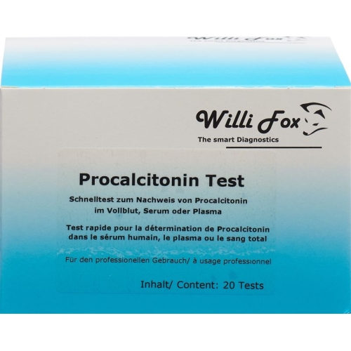 Willi Fox procalcitonin rapid test 20 pieces buy online