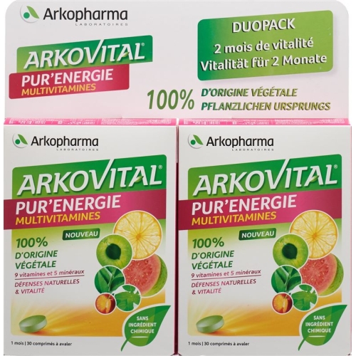 Arkovital Pur'energie Tabletten Multivit Min 2x 30 Stück buy online