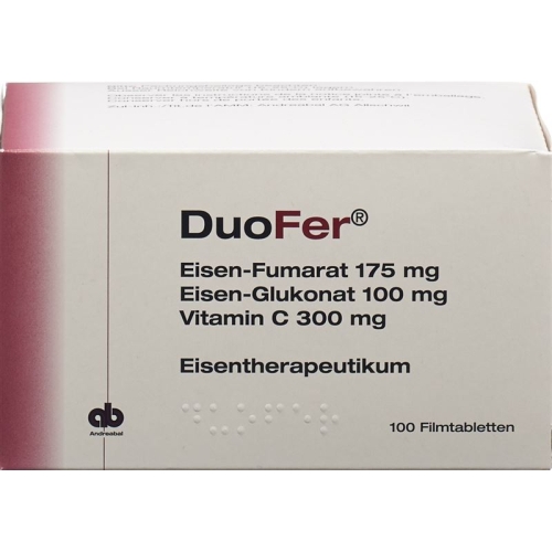 Duofer Filmtabletten Erwachsene (neu) 100 Stück buy online