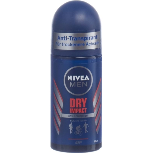 Nivea Male Dry Impact Roll-On Antitranspirant 50ml buy online