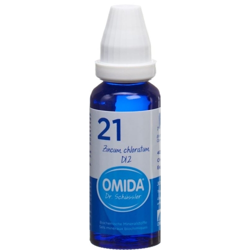 Omida Schuessler NR21 Zincum chloratum Dil D 12 Fl 30 ml buy online