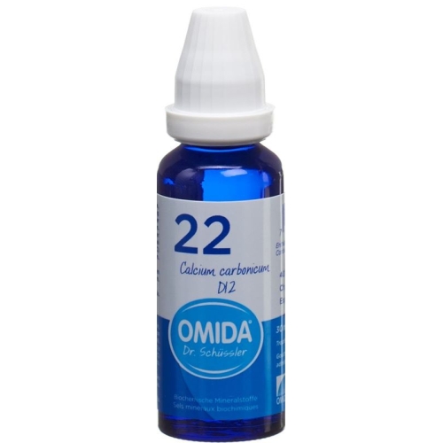 Omida Schüssler No22 Calc Carb Dil D 12 Flasche 30ml buy online