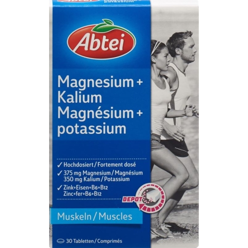 Abtei Magnesium + Potassium Depot 30 tablets buy online