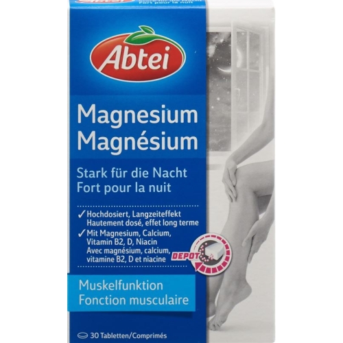 Abtei Magnesium Strong for Night Tablets Depot 30 Capsules buy online