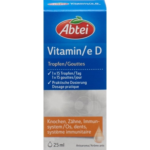 Abtei Vitamin D Tropfen Flasche 25ml buy online