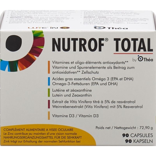 Nutrof Total Vit Spurene Omega 3 Kapseln Vitd3 90 Stück buy online