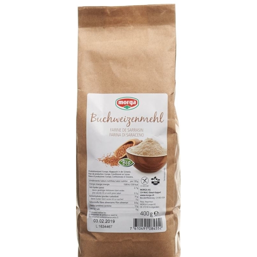 Morga Buchweizenmehl Bio Glutenfrei 400g buy online