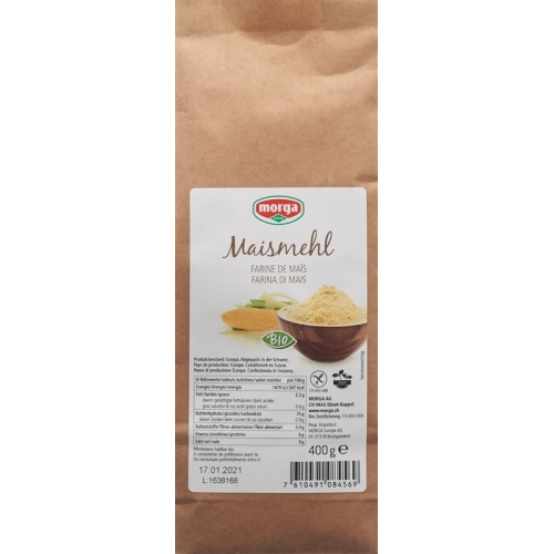 Morga Maismehl Glutenfrei Bio Beutel 400g buy online