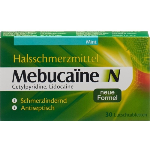 Mebucaine N Lutschtabl new formula 30 pcs buy online