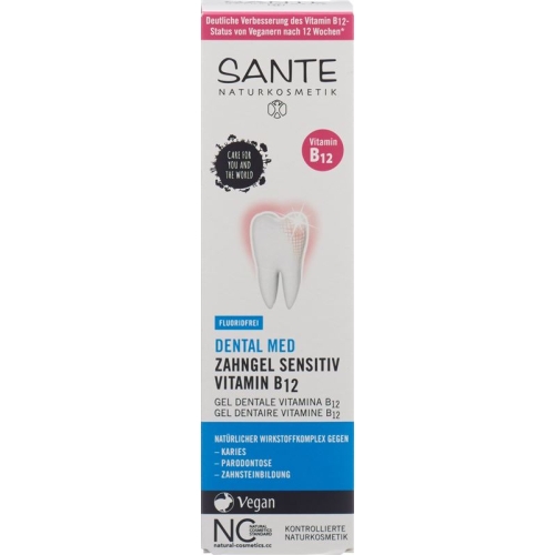 Sante Dent Med Zahngel Vit B12 ohne Fluorid 75ml buy online