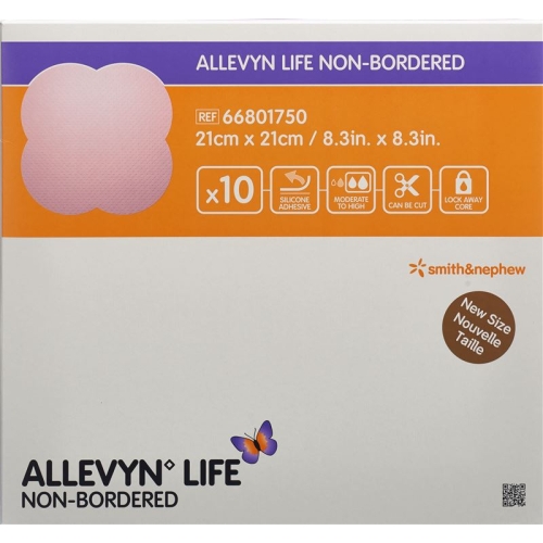 Allevyn Life Non-Bordered 21x21cm 10 Stück buy online