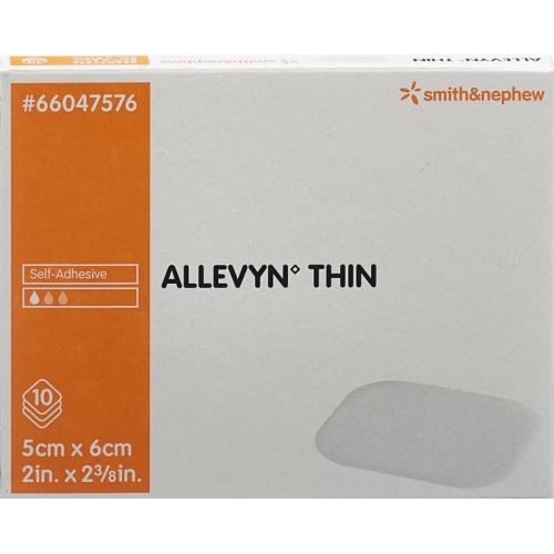 Allevyn Thin Wundverband 5x6cm 10 Stück buy online