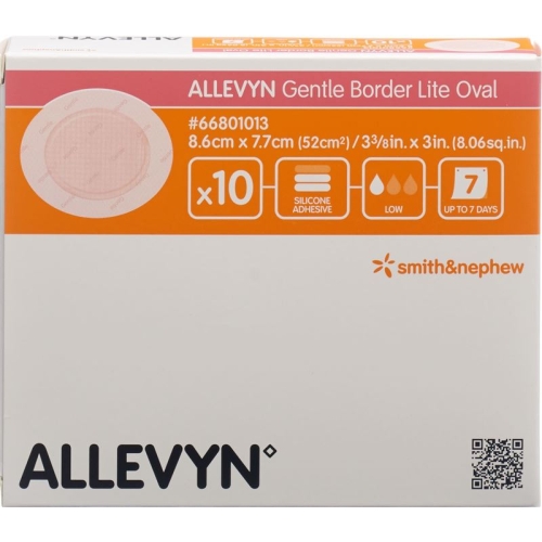 Allevyn Gb Lite Oval 8.6x7.7cm 10 Stück buy online