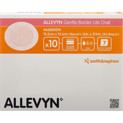 Allevyn Gb Lite Oval 15.2x13.1cm 10 Stück buy online