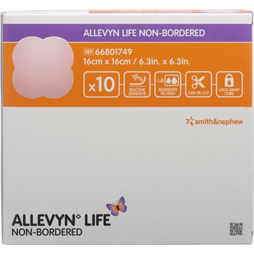 Allevyn Life Non-Bordered 16x16cm 10 Stück buy online