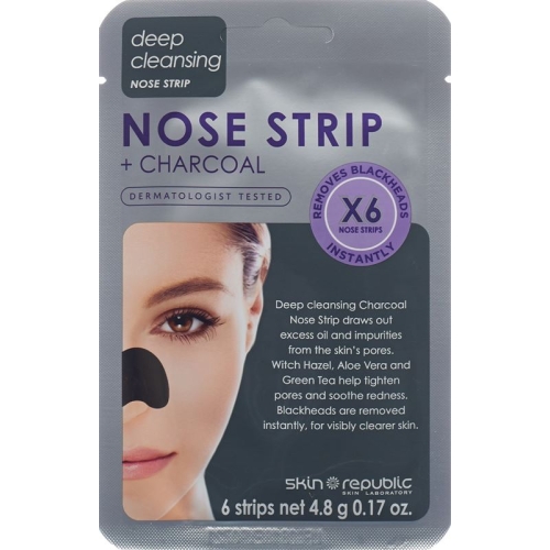 Skin Republic Charcoal Nose Strips Beutel 6 Stück buy online