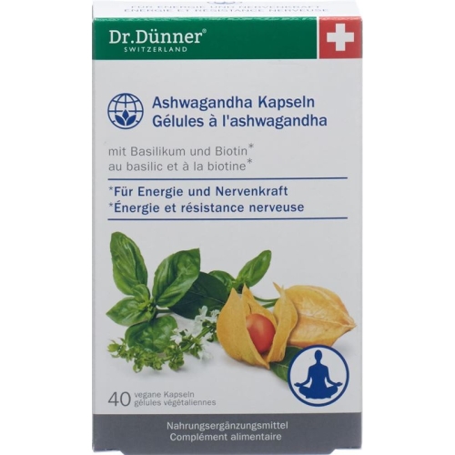 Dr. Dünner Phytoworld Ashwagandha Basil Biotin Capsules 40 Pieces buy online