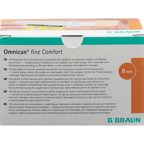 Omnican Fine Comfort G31x8mm M Entsorgung 100 Stück buy online