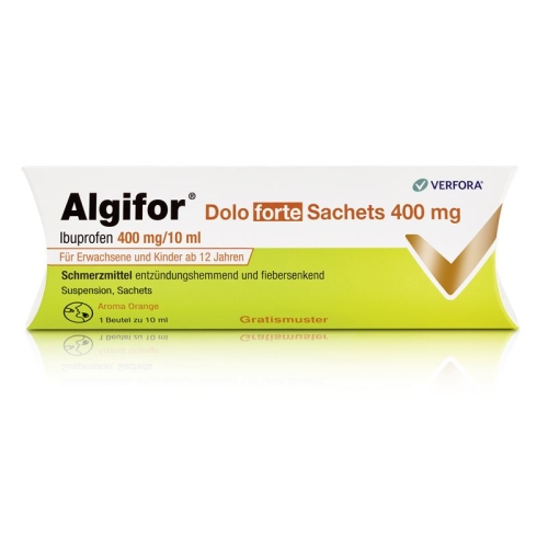 Algifor Dolo Forte Suspension 400mg Muster D 10x 10ml buy online