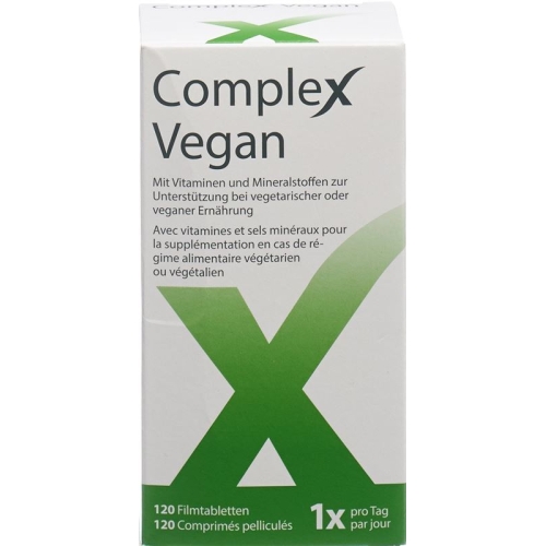 Complex Vegan Filmtablet tin 120 pieces buy online