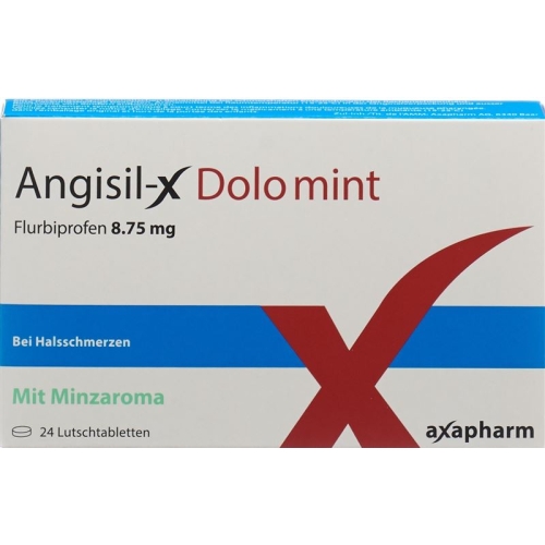 Angisil-x Dolo Lutschtabletten 8.75mg Mint 24 Stück buy online