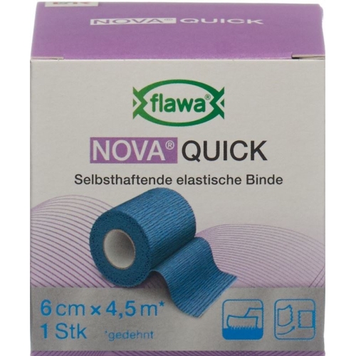 Flawa Nova Quick cohesive rice binding 6cmx4.5m blue buy online