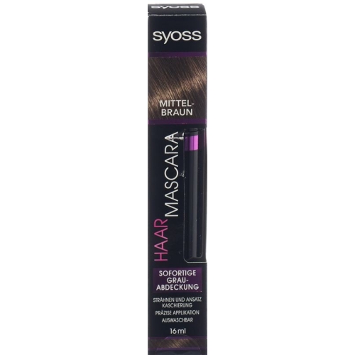 Syoss Haar Mascara Mittelbraun 16ml buy online