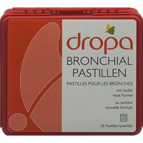 Dropa Bronchialpastillen Zuckerfrei Neue Form 36 Stück buy online