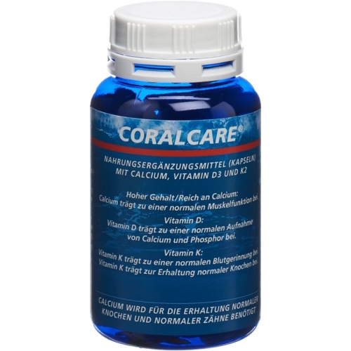 Coralcare Calcium Kapseln 750mg Vitd3 + K2 120 Stück buy online