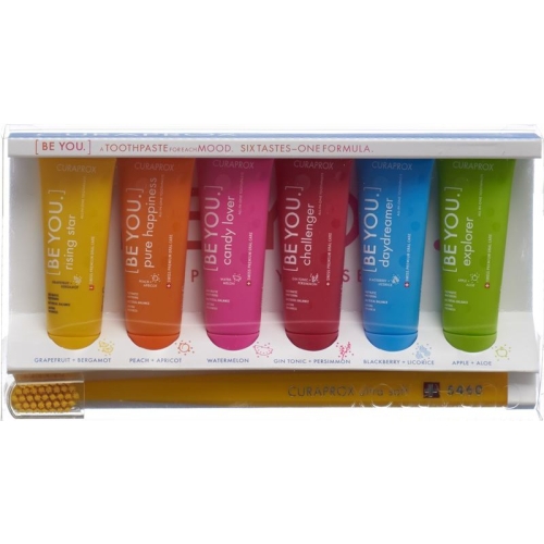 Curaprox Be You Six-taste-pack 10ml buy online