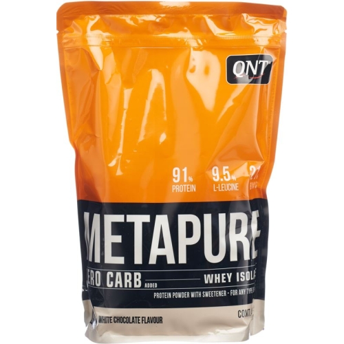 Qnt Zero Carb Metapure White Chocolate 480g buy online