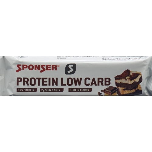 Sponser Protein Low Carb Bar Choco Brownie 50g buy online