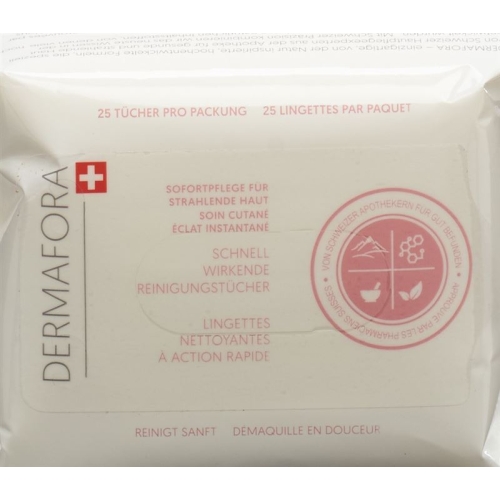 Dermafora Schnell Wirkende Reinigungstuech 25 Stück buy online