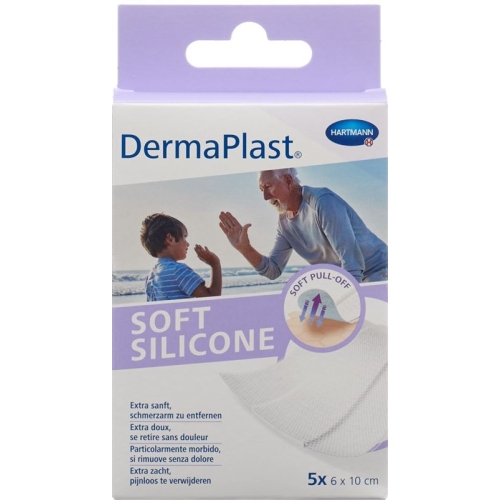 Dermaplast Soft Silicone 6x10cm 5 pieces buy online