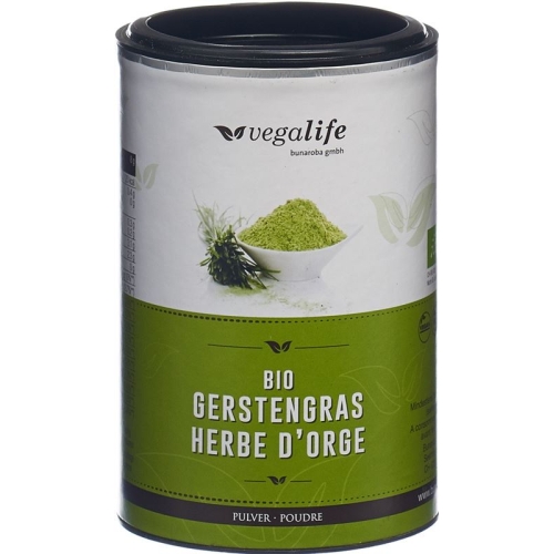 Vegalife Gerstengras Pulver Dose 125g buy online