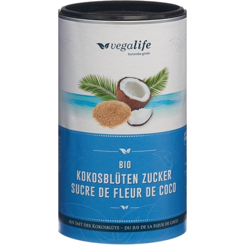 Vegalife Kokosblüten Zucker Dose 450g buy online