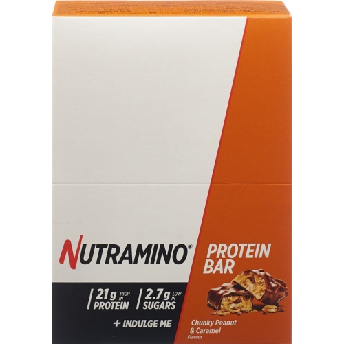 Nutramino Proteinbar Peanut & Caramel 12x 60g buy online