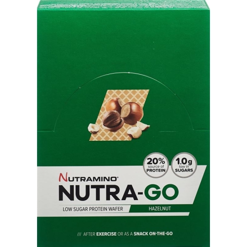 Nutramino Nutra-go Protein Wafer Hazeln 12x 39g buy online