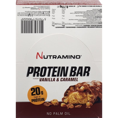 Nutramino Proteinbar Vanilla & Caramel 12x 64g buy online