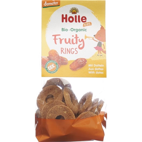 Holle Fruity Rings with dates 125g buy online