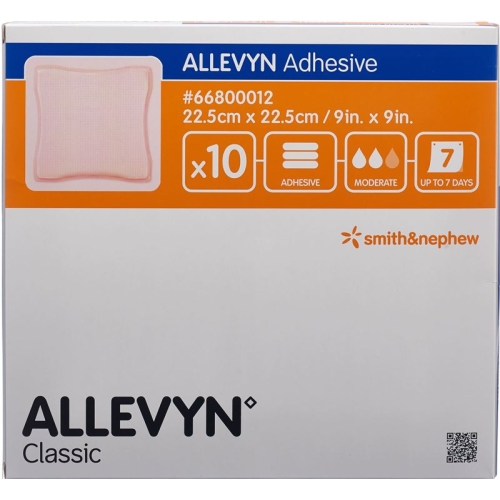 Allevyn Adhesive Wundverband 22.5x22.5cm 10 Stück buy online