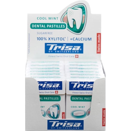 Trisa Dental Pastille Display Fresh Mint 12 Stück buy online