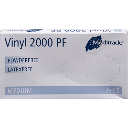 Meditrade Vinyl 2000 Pf U-hs M Puderfrei 100 Stück buy online