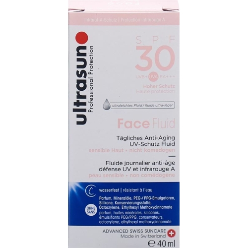 Ultrasun Face Fluid SPF 30 bottle 40ml buy online