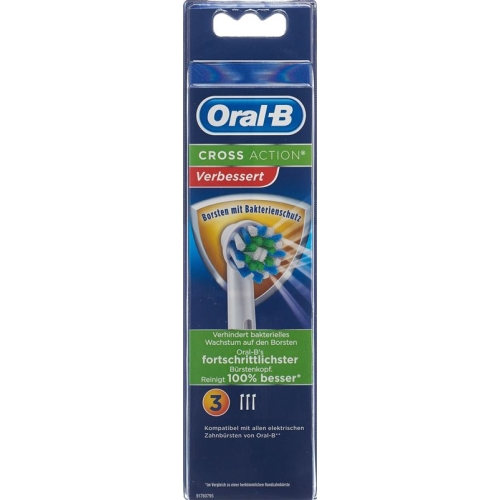 Oral-b Aufsteckbürsten Crossact Bakteriensch 3 Stück buy online