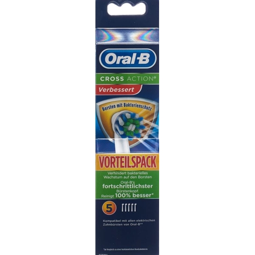 Oral-b Aufsteckbürsten Crossact Bakteriensch 5 Stück buy online