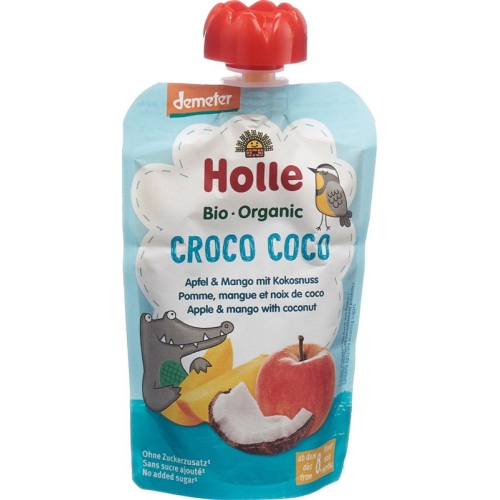 Holle Croco Coco - Pouchy apple mango coconut 100g buy online